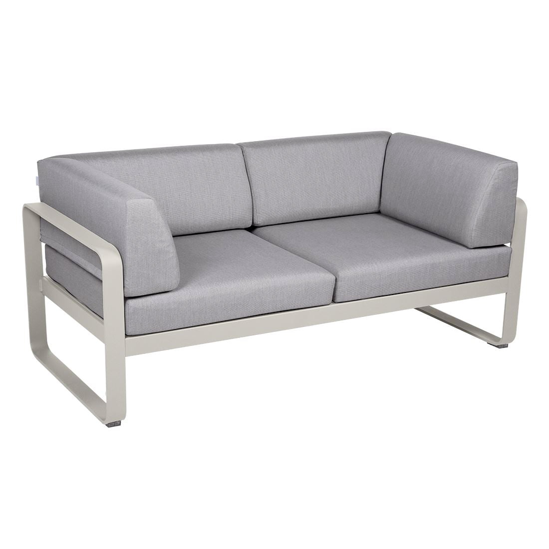 Fermob Bellevie Canapé Club 2 places Gris argile A5 Gris flanelle 79