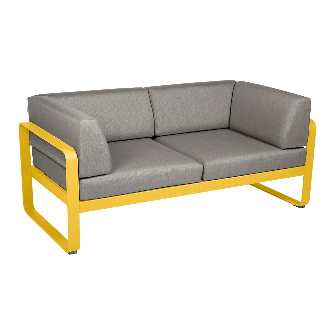 Fermob Bellevie Canapé Club 2 places Miel C6 Taupe grisé B8