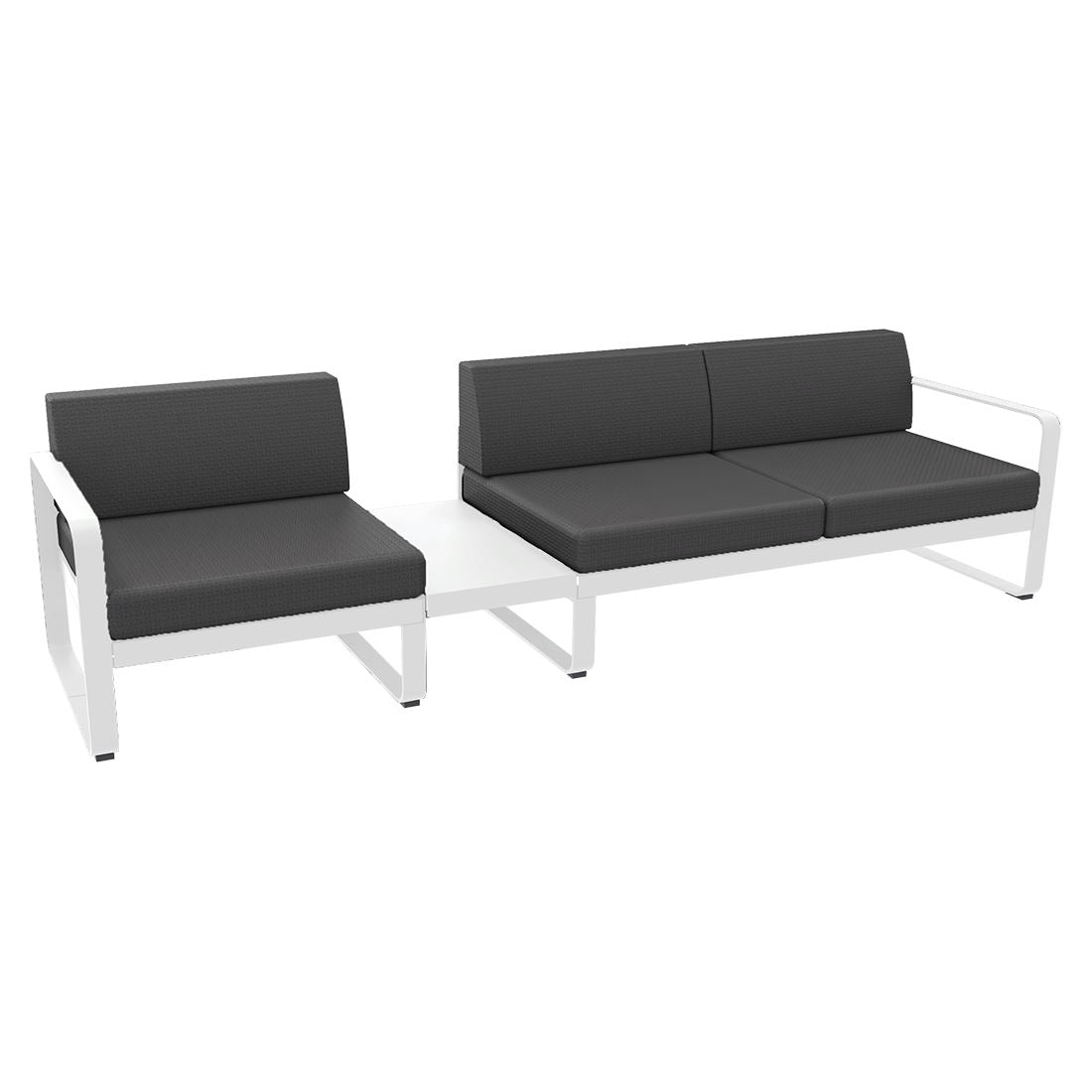 Fermob Bellevie Composition 1A Blanc coton 01 Gris graphite A3