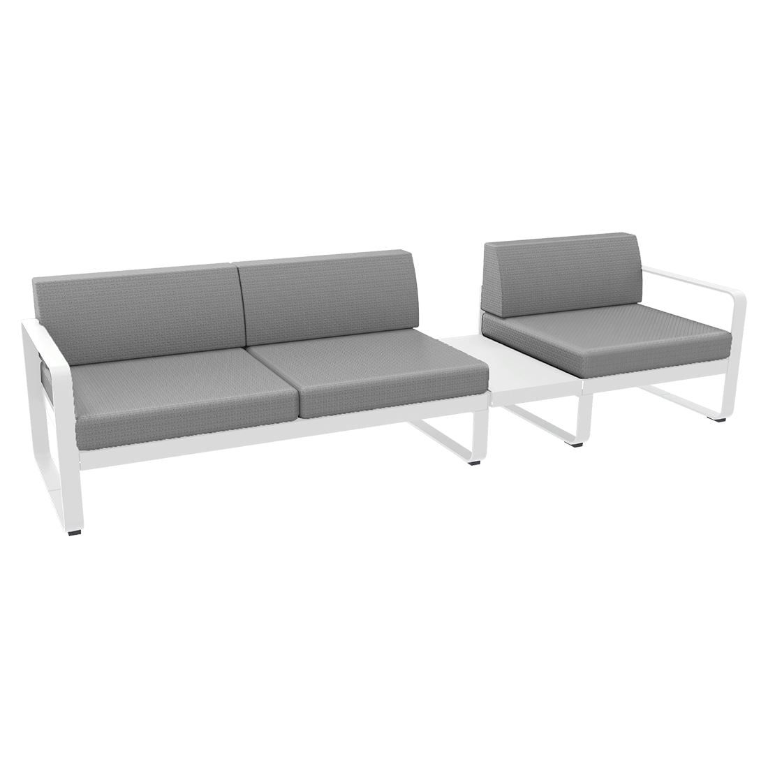 Fermob Bellevie Composition 1B Blanc coton 01 Gris flanelle 79