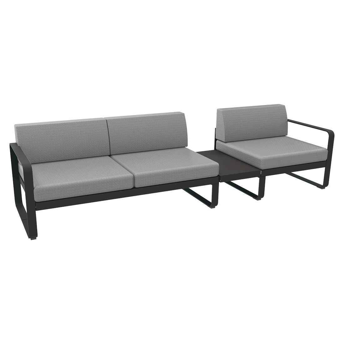 Fermob Bellevie Composition 1B Carbone 47 Gris flanelle 79
