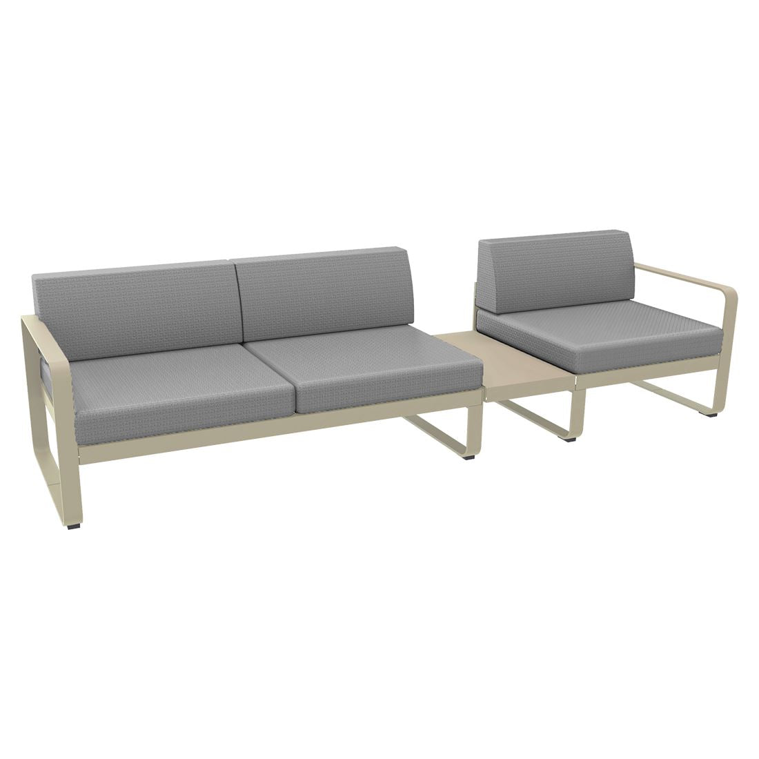 Fermob Bellevie Composition 1B Muscade 14 Gris flanelle 79
