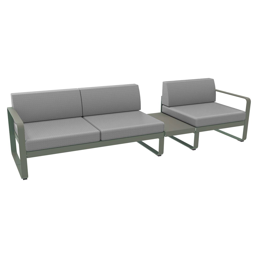 Fermob Bellevie Composition 1B Romarin 48 Gris flanelle 79