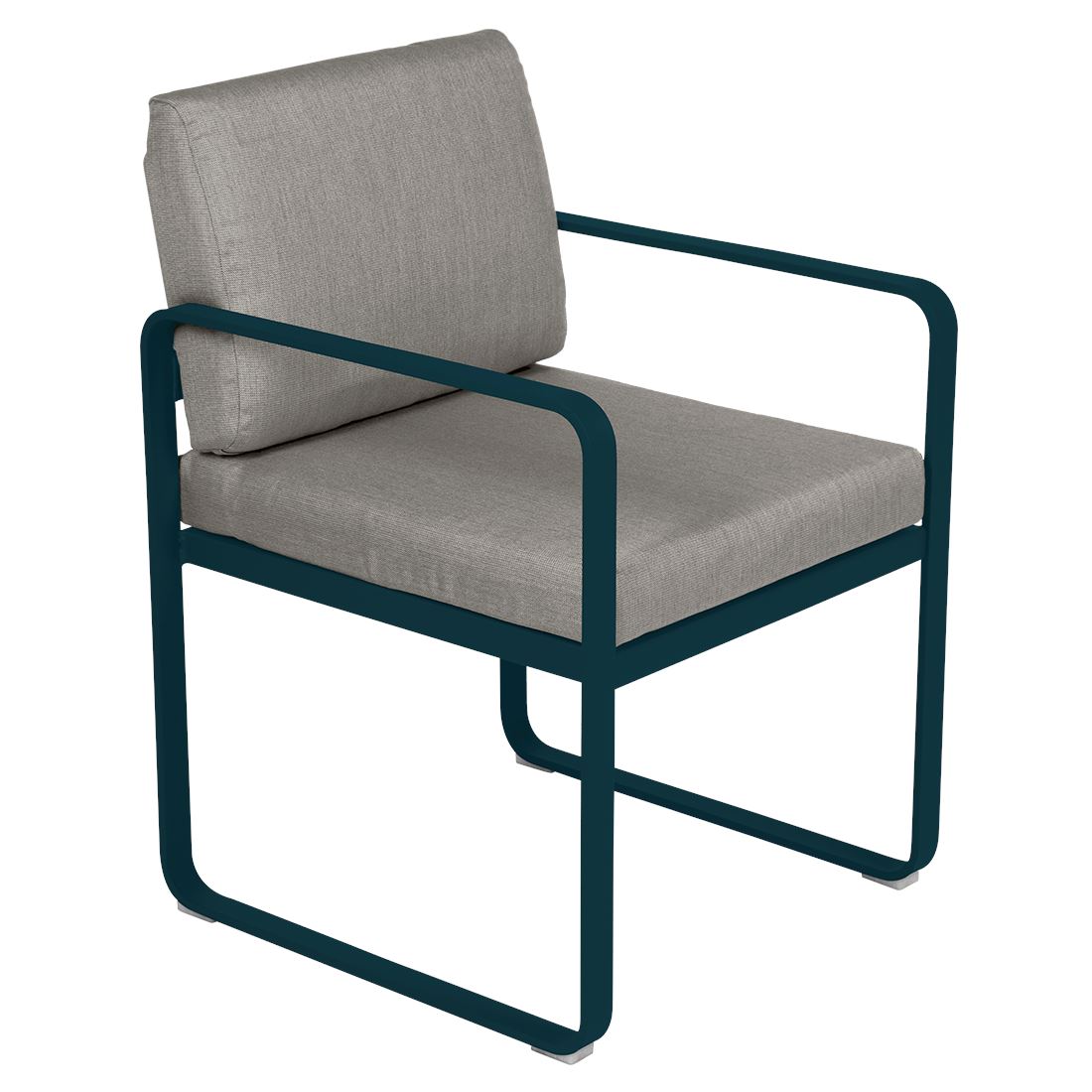 Fermob Bellevie Fauteuil Repas 2022 Bleu acapulco 21 Taupe grisé B8