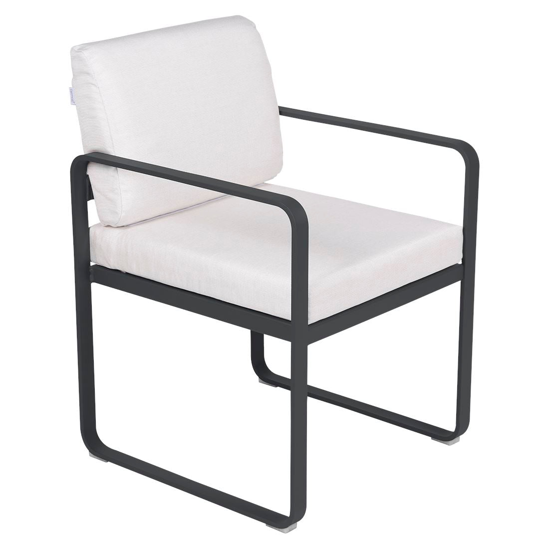 Fermob Bellevie Fauteuil Repas 2022 Carbone 47 Blanc grisé 81