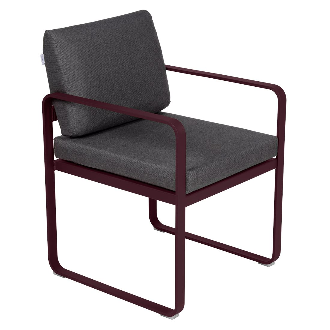 Fermob Bellevie Fauteuil Repas 2022 Cerise noire B9 Gris graphite A3