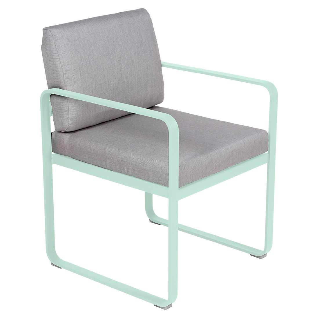 Fermob Bellevie Fauteuil Repas 2022 Menthe glaciale A7 Gris flanelle 79