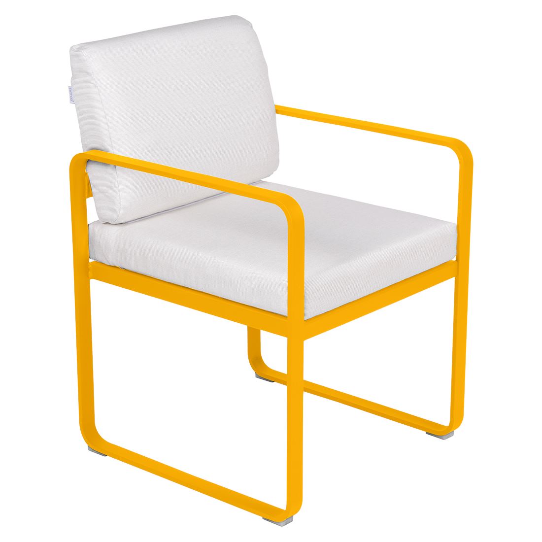 Fermob Bellevie Fauteuil Repas 2022 Miel C6 Blanc grisé 81