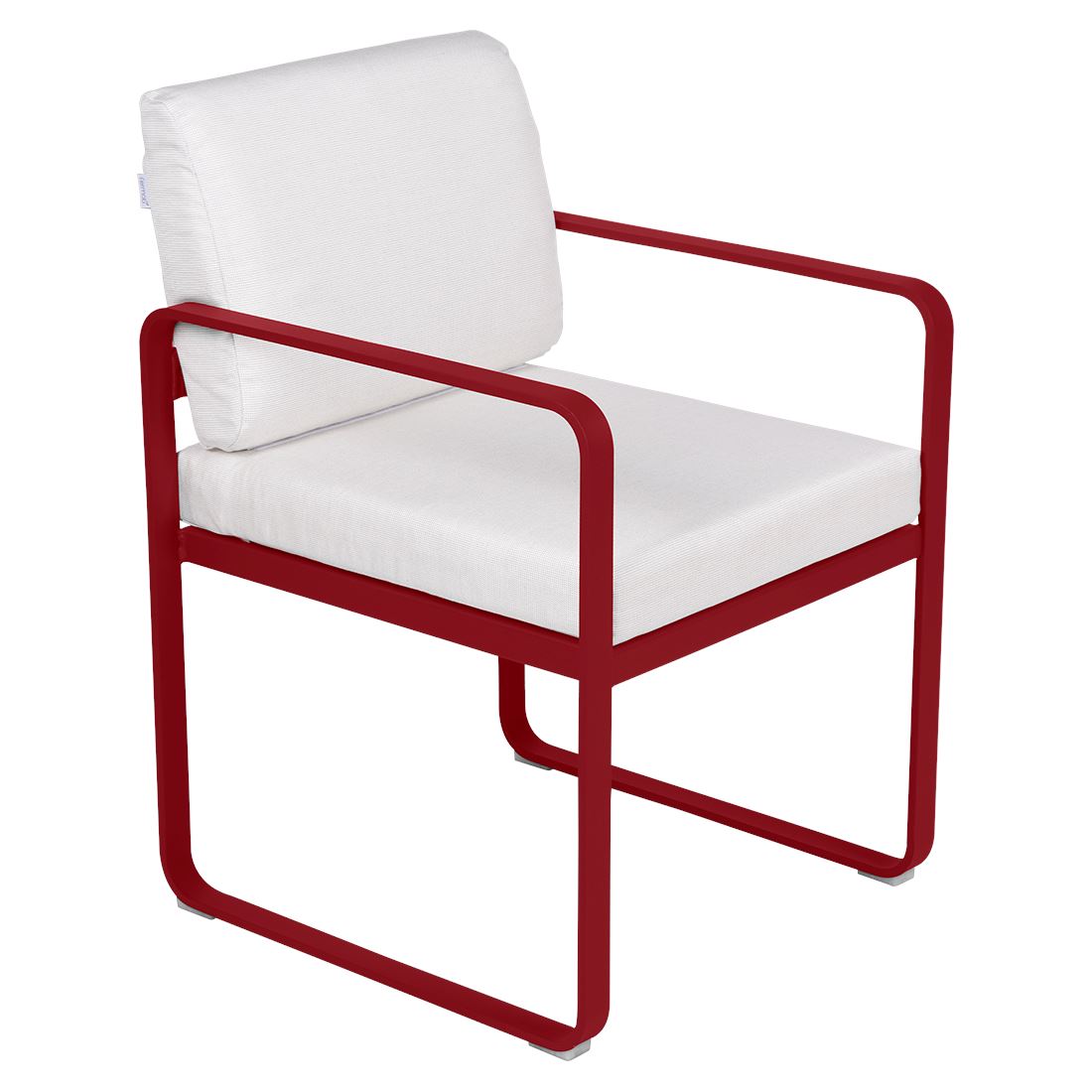 Fermob Bellevie Fauteuil Repas 2022 Piment 43 Blanc grisé 81