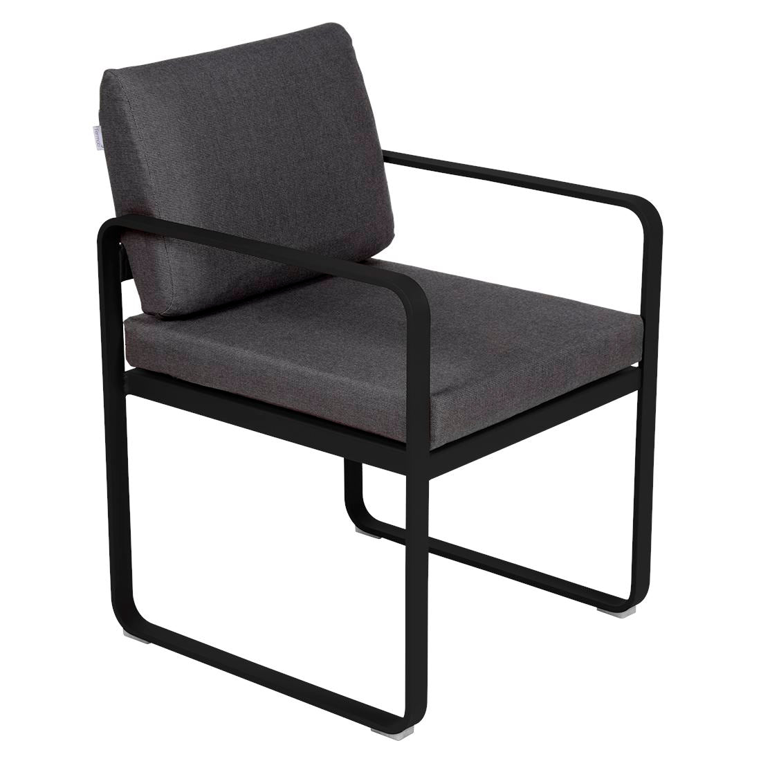 Fermob Bellevie Fauteuil Repas 2022 Réglisse 42 Gris graphite A3