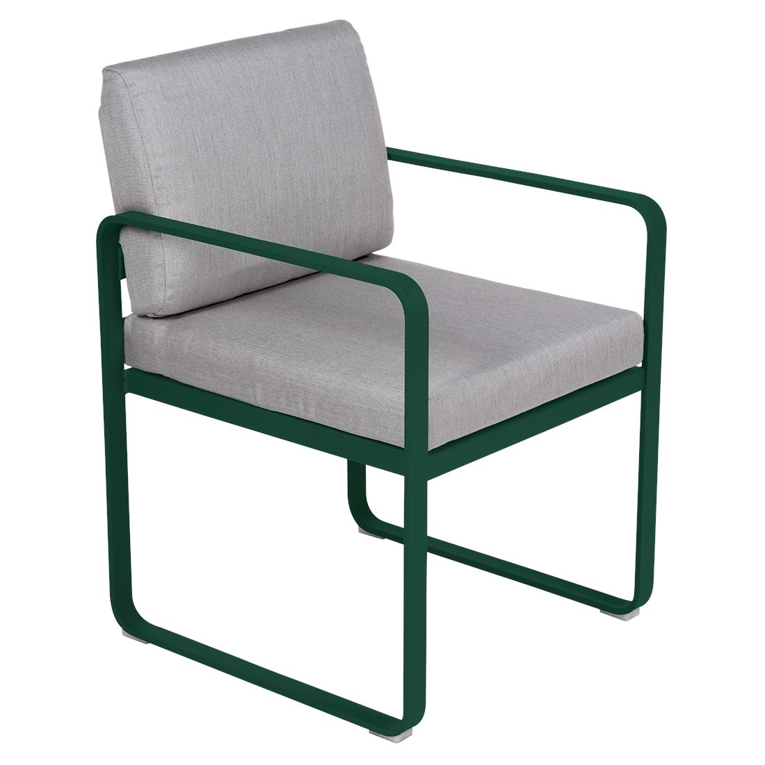 Fermob Bellevie Fauteuil Repas 2022 Vert cèdre 02 Gris flanelle 79