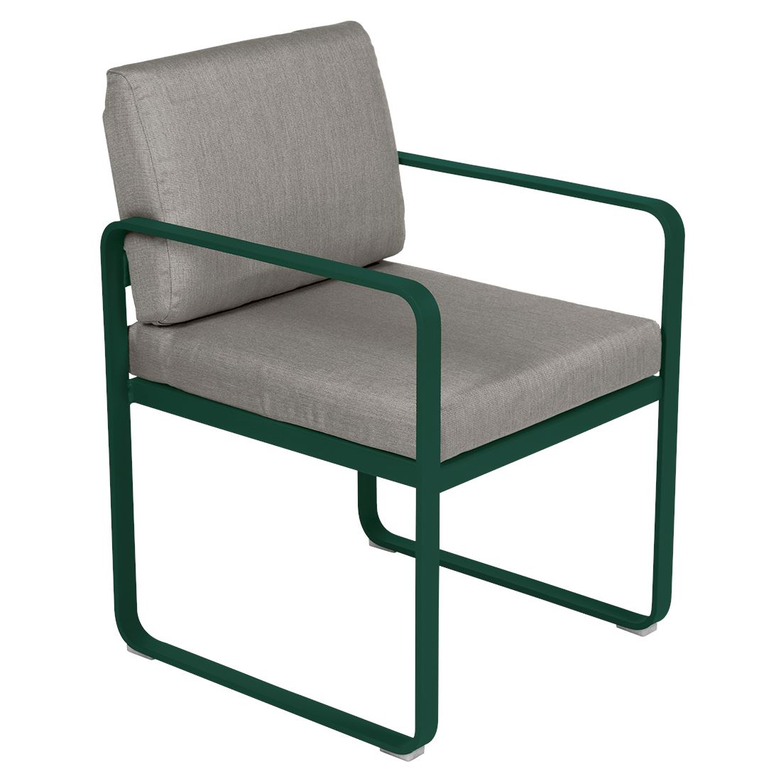 Fermob Bellevie Fauteuil Repas 2022 Vert cèdre 02 Taupe grisé B8