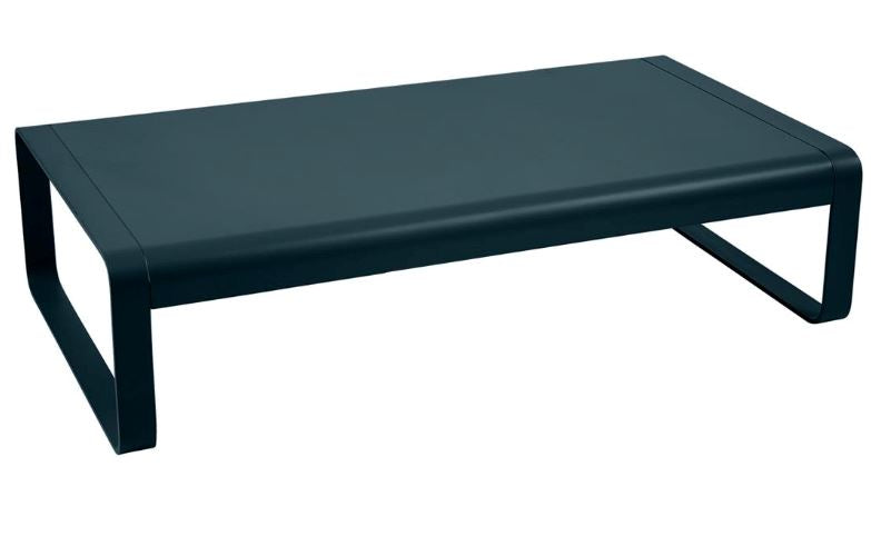 Fermob Bellevie Grande Table basse 138 x 80cm Bleu acapulco 21