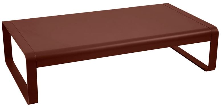 Fermob Bellevie Grande Table basse 138 x 80cm Ocre rouge 20
