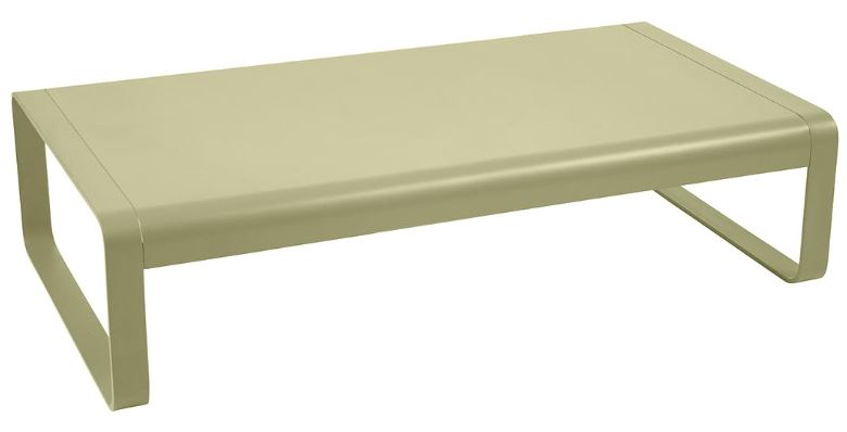 Fermob Bellevie Grande Table basse 138 x 80cm Vert tilleul 65