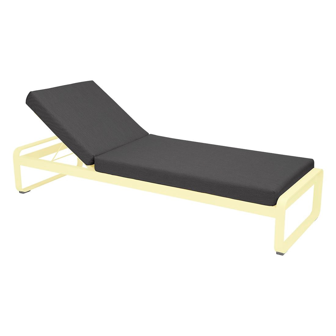 Fermob Bellevie Lit de soleil Citron givré A6 Gris graphite A3