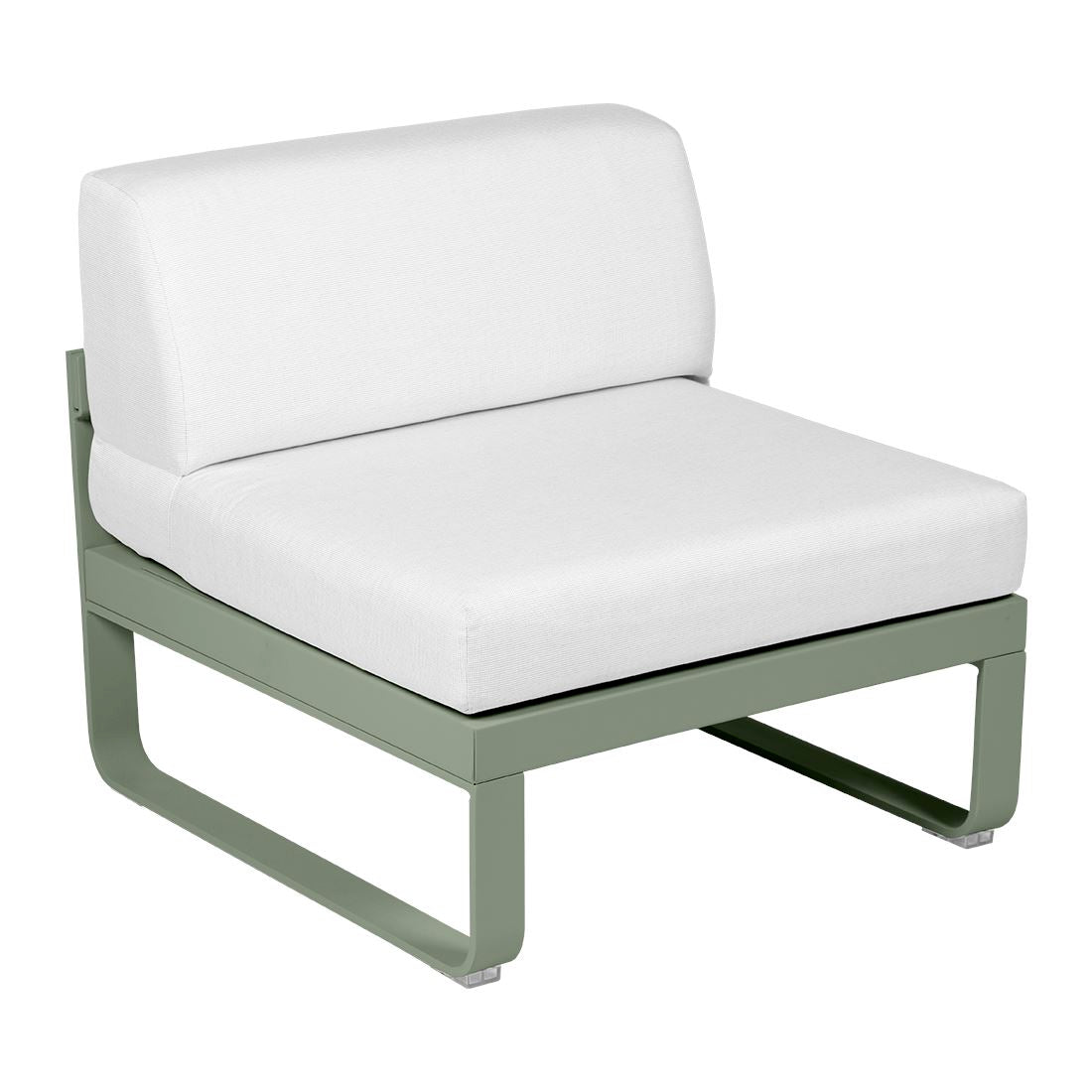 Fermob Bellevie Module central 1 place Cactus 82 Blanc grisé 81