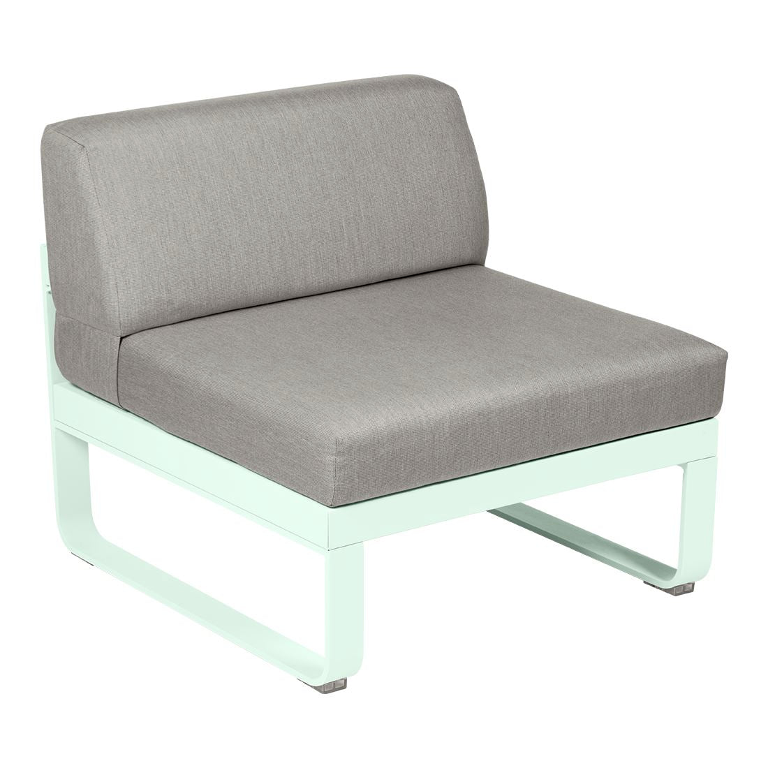 Fermob Bellevie Module central 1 place Menthe glaciale A7 Taupe grisé B8