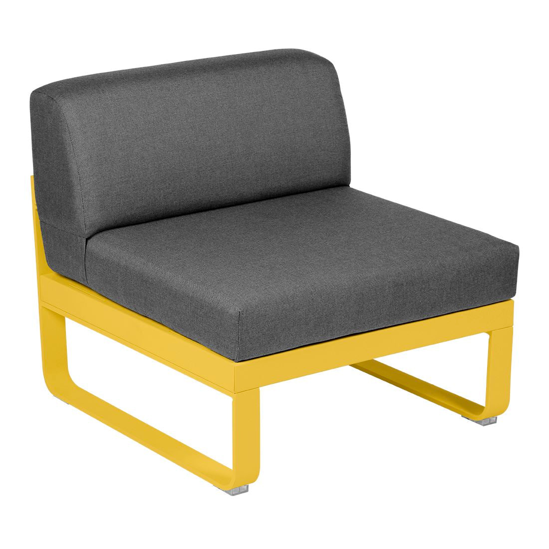 Fermob Bellevie Module central 1 place Miel C6 Gris graphite A3