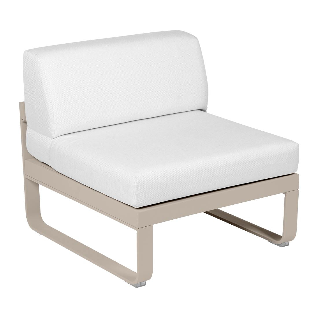 Fermob Bellevie Module central 1 place Muscade 14 Blanc grisé 81