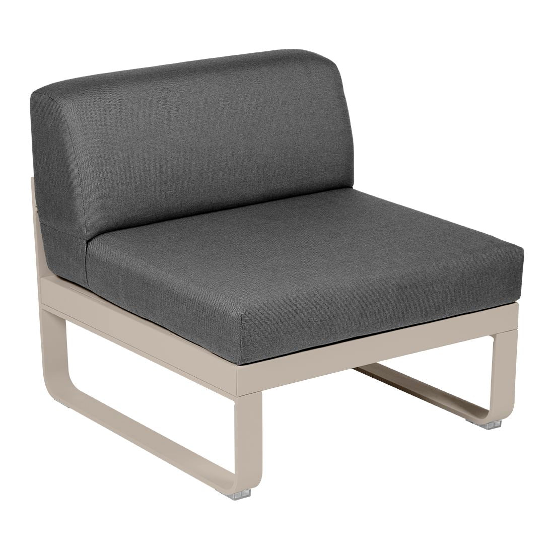 Fermob Bellevie Module central 1 place Muscade 14 Gris graphite A3