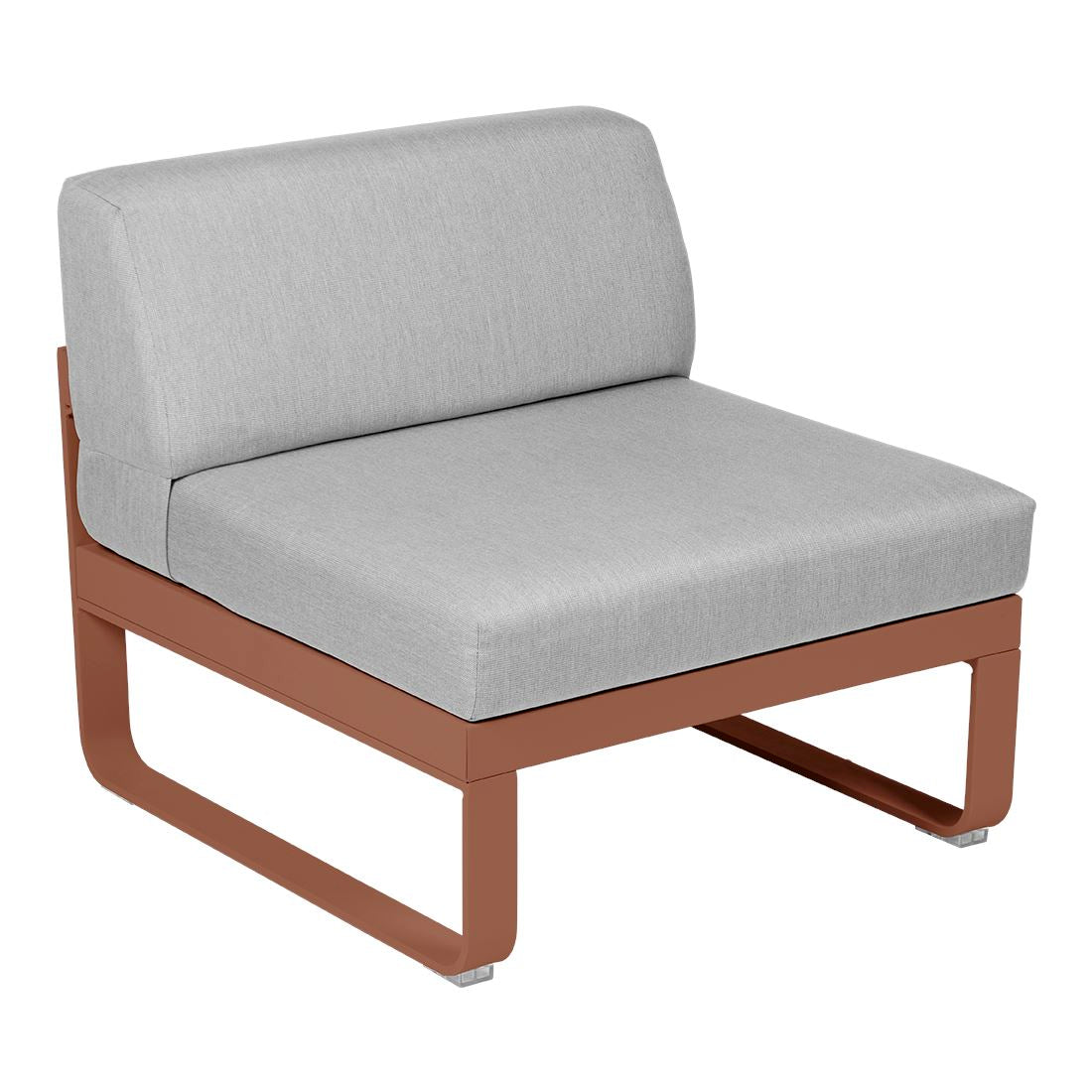 Fermob Bellevie Module central 1 place Ocre rouge 20 Gris flanelle 79