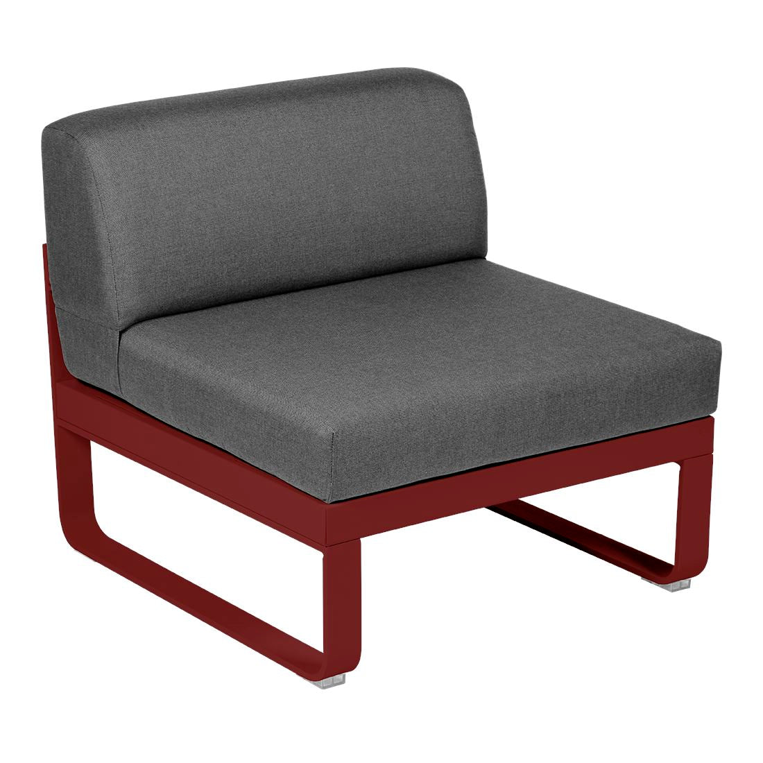 Fermob Bellevie Module central 1 place Piment 43 Gris graphite A3