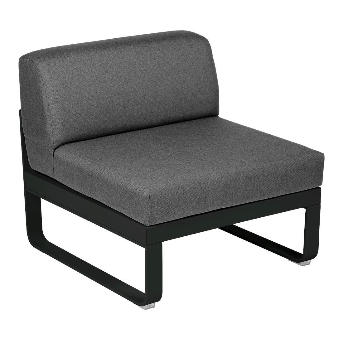 Fermob Bellevie Module central 1 place Réglisse 42 Gris graphite A3