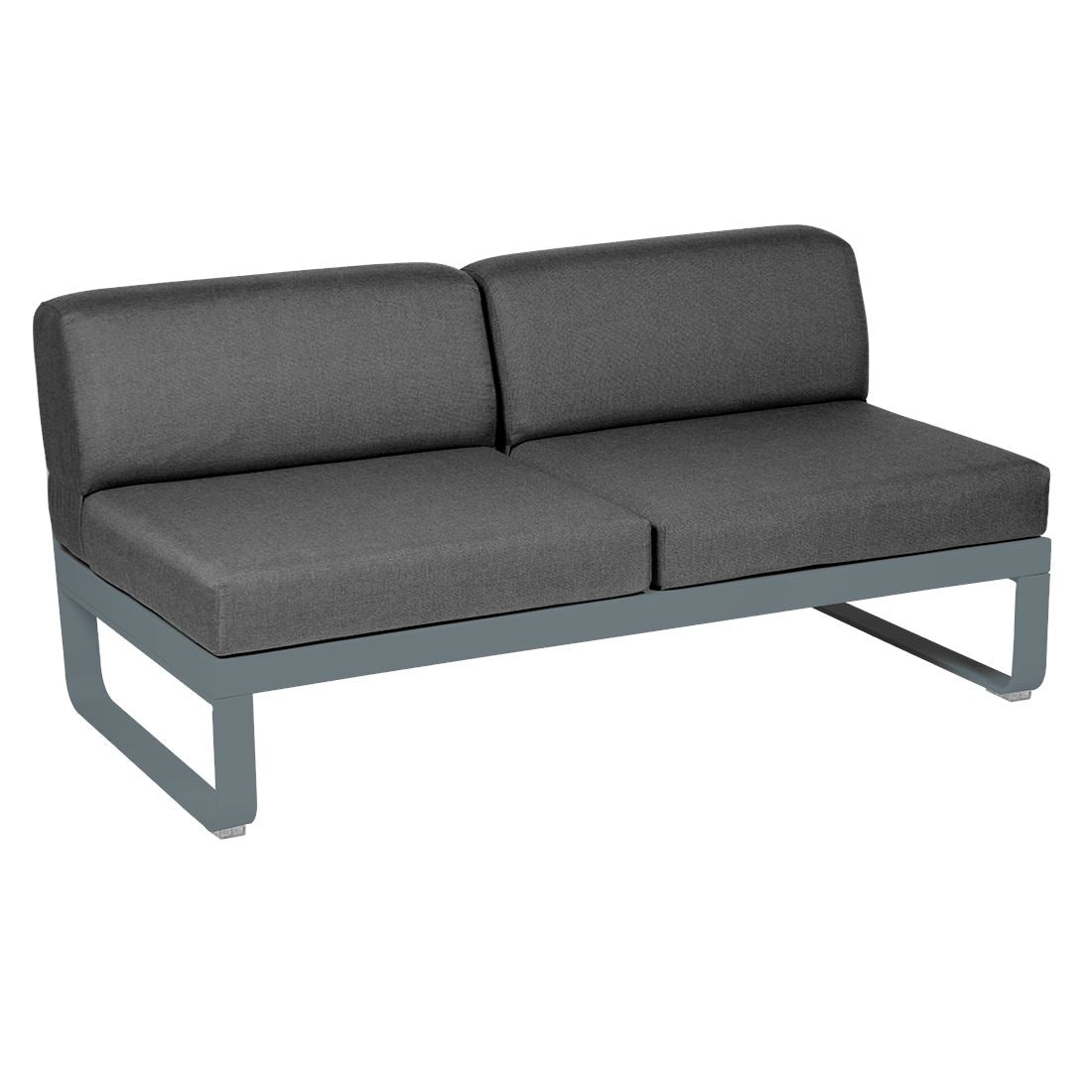 Fermob Bellevie Module central 2 places Gris orage 26 Gris graphite A3