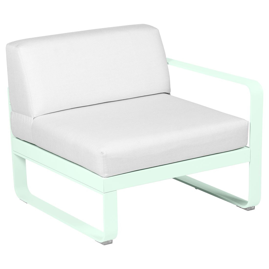 Fermob Bellevie Module Droit 1 place Menthe glaciale A7 Blanc grisé 81