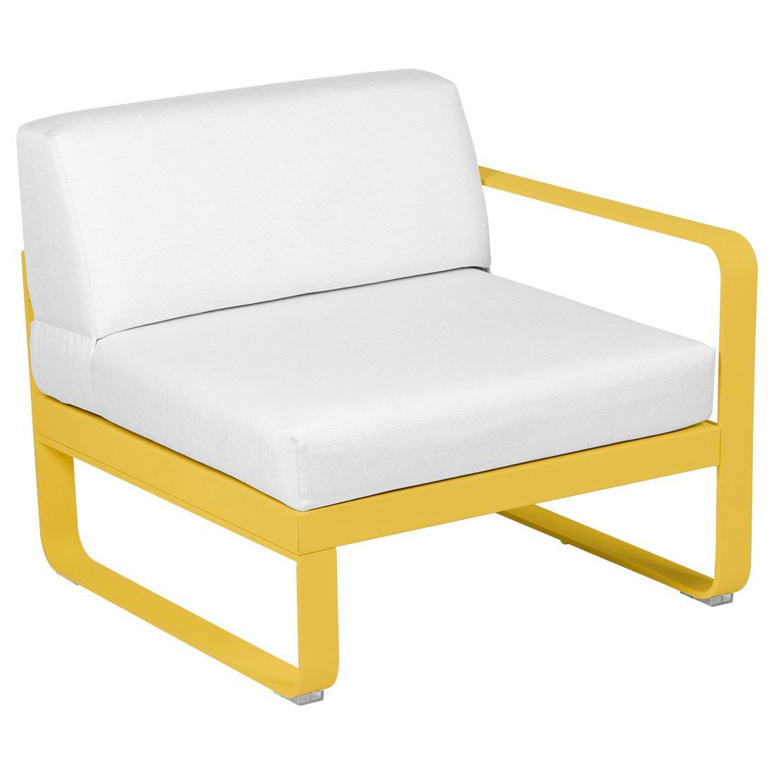 Fermob Bellevie Module Droit 1 place Miel C6 Blanc grisé 81