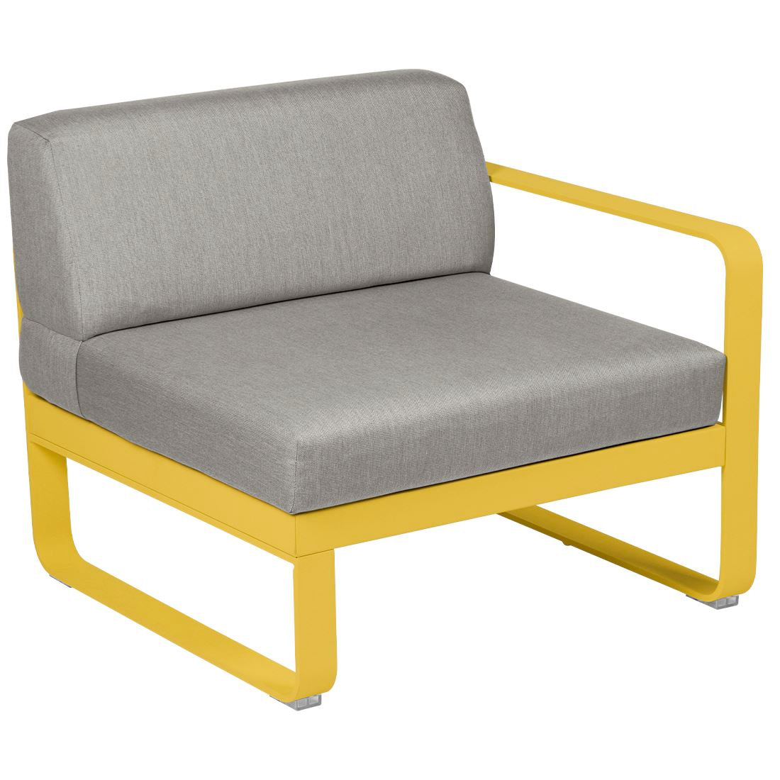 Fermob Bellevie Module Droit 1 place Miel C6 Taupe grisé B8