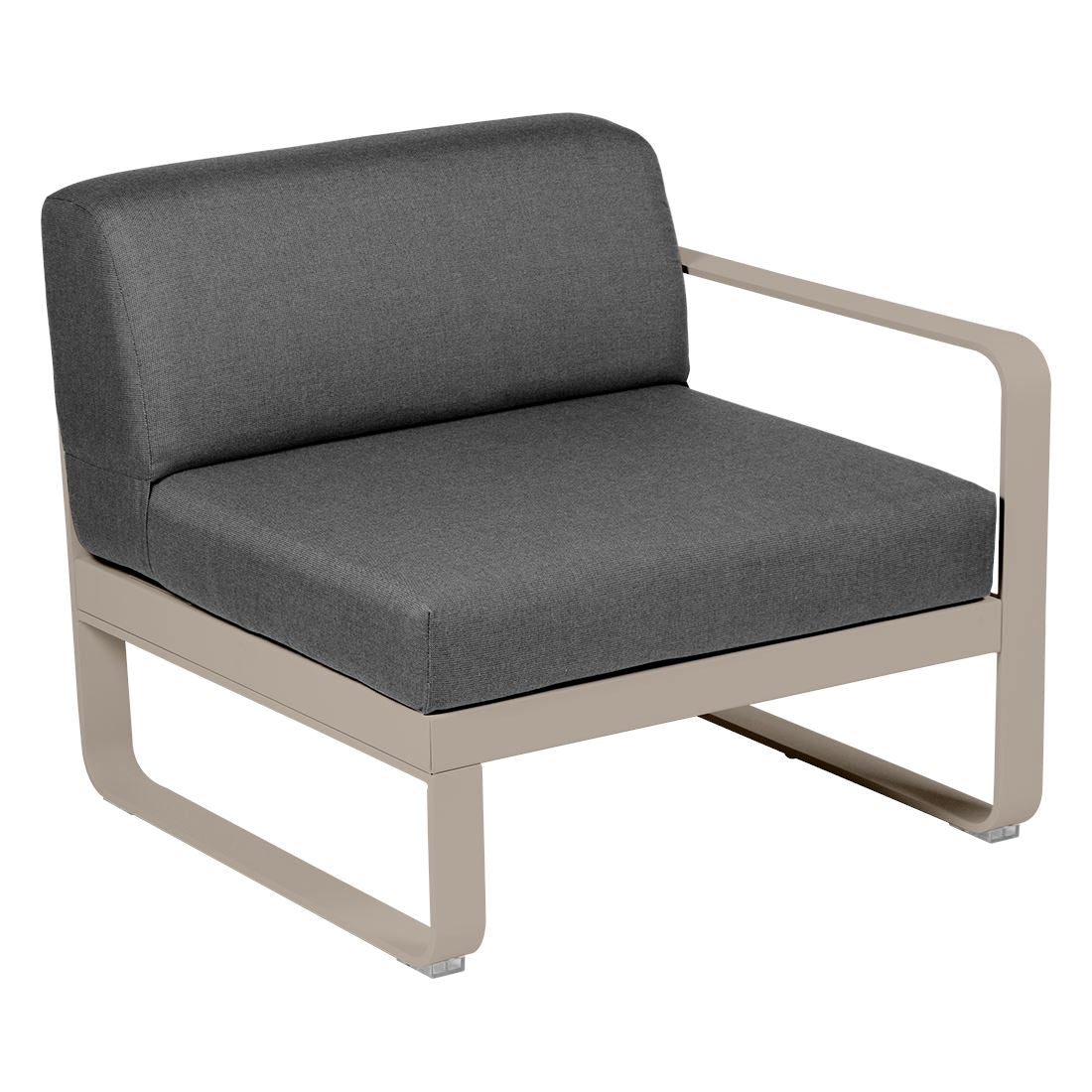 Fermob Bellevie Module Droit 1 place Muscade 14 Gris graphite A3