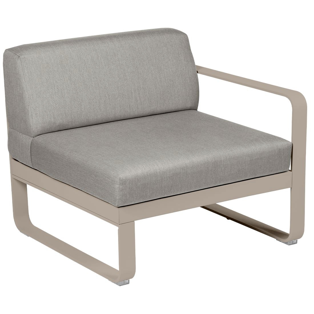 Fermob Bellevie Module Droit 1 place Muscade 14 Taupe grisé B8