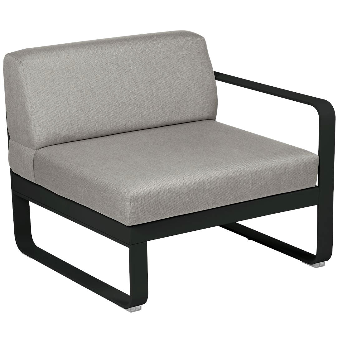 Fermob Bellevie Module Droit 1 place Réglisse 42 Taupe grisé B8