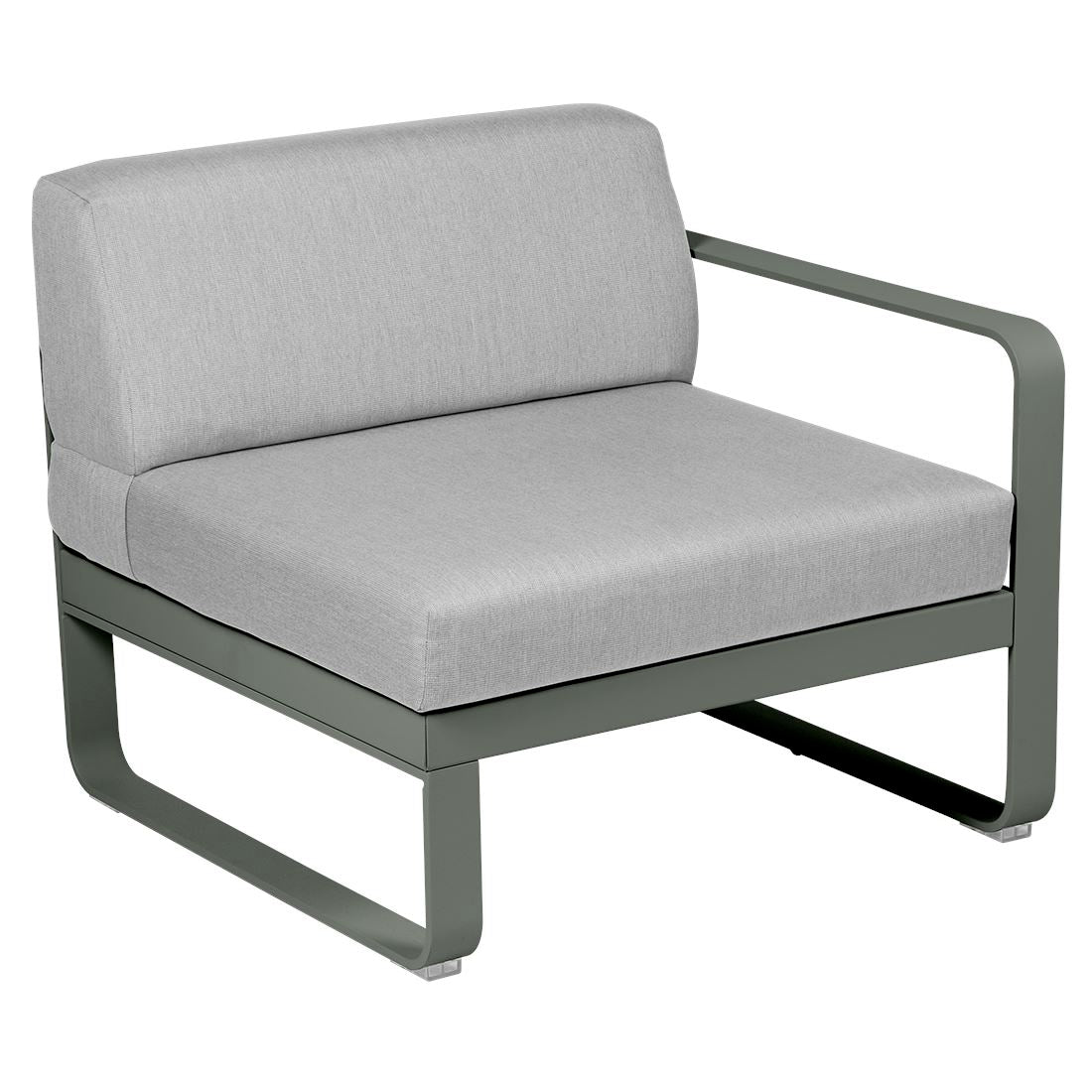 Fermob Bellevie Module Droit 1 place Romarin 48 Gris flanelle 79
