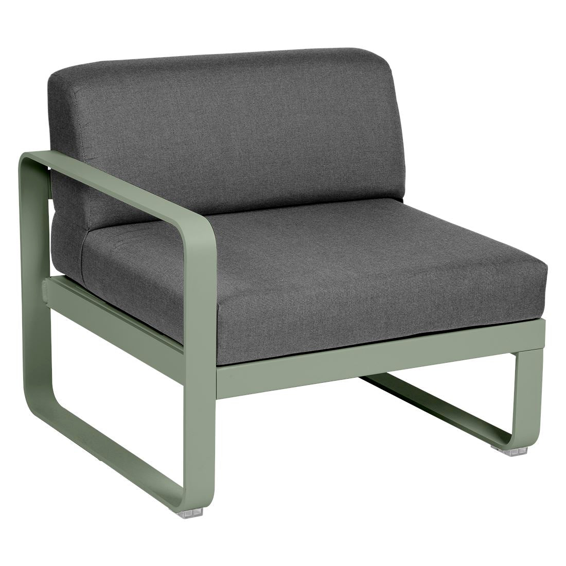 Fermob Bellevie Module gauche 1 place Cactus 82 Gris graphite A3