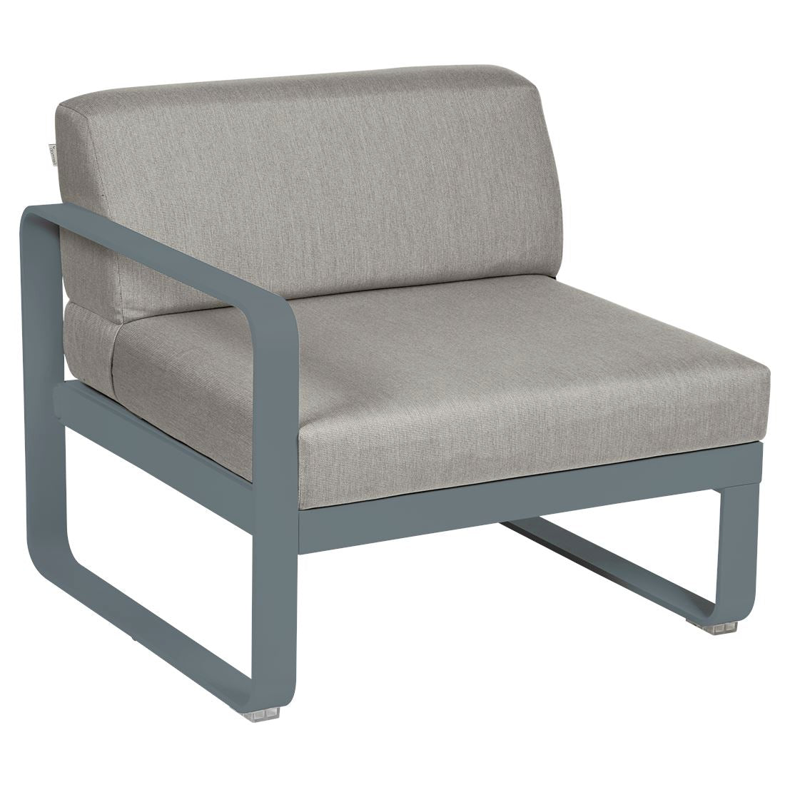 Fermob Bellevie Module gauche 1 place Gris orage 26 Taupe grisé B8