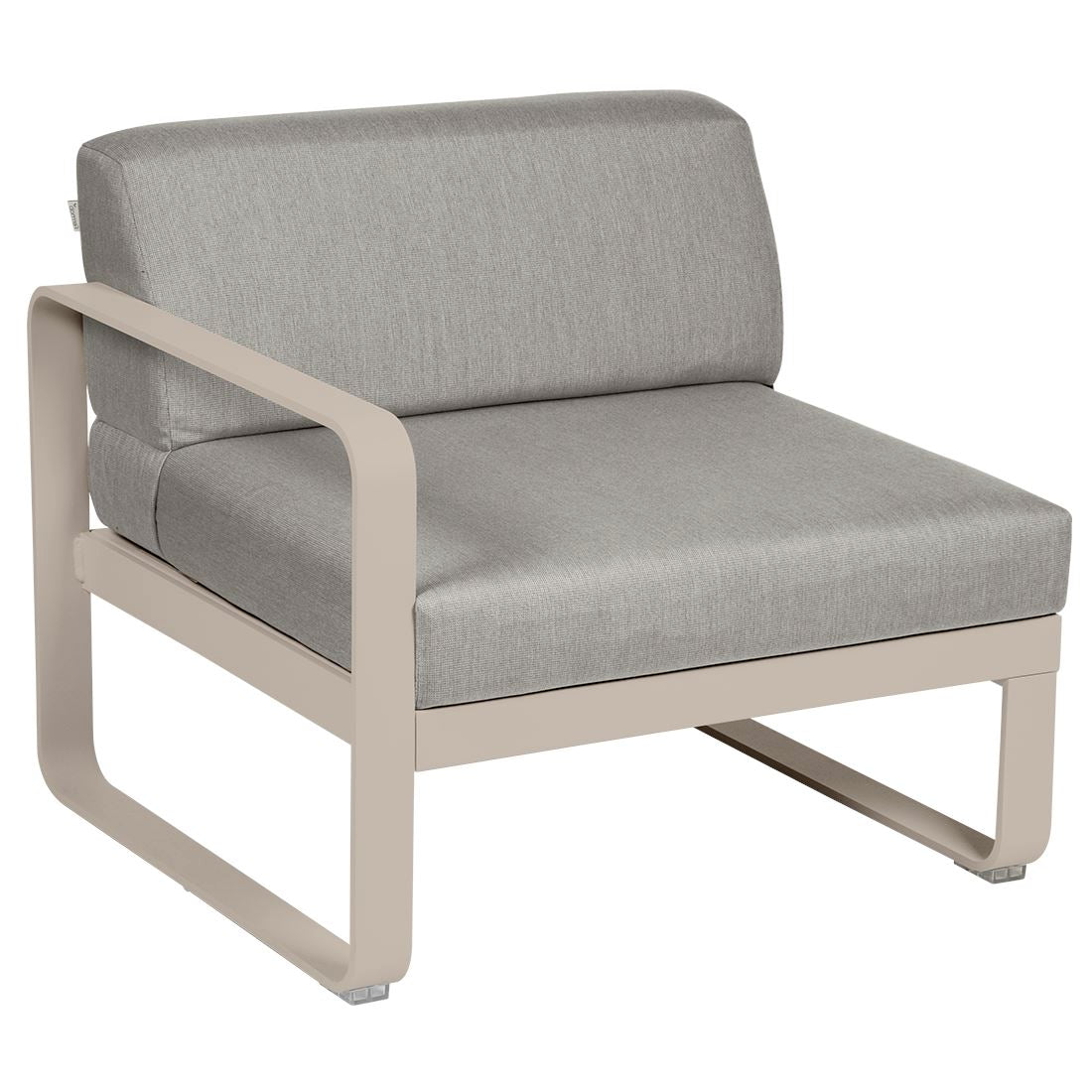 Fermob Bellevie Module gauche 1 place Muscade 14 Taupe grisé B8