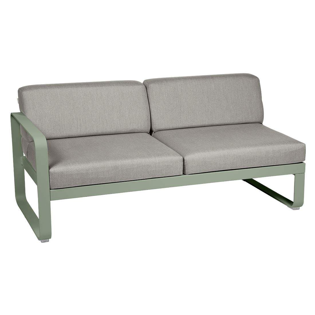 Fermob Bellevie Module gauche 2 places Cactus 82 Taupe grisé B8