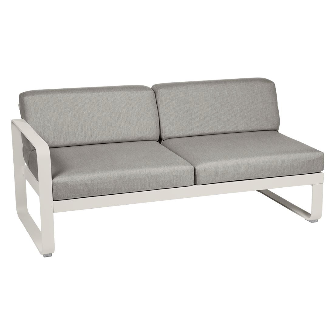 Fermob Bellevie Module gauche 2 places Gris argile A5 Taupe grisé B8