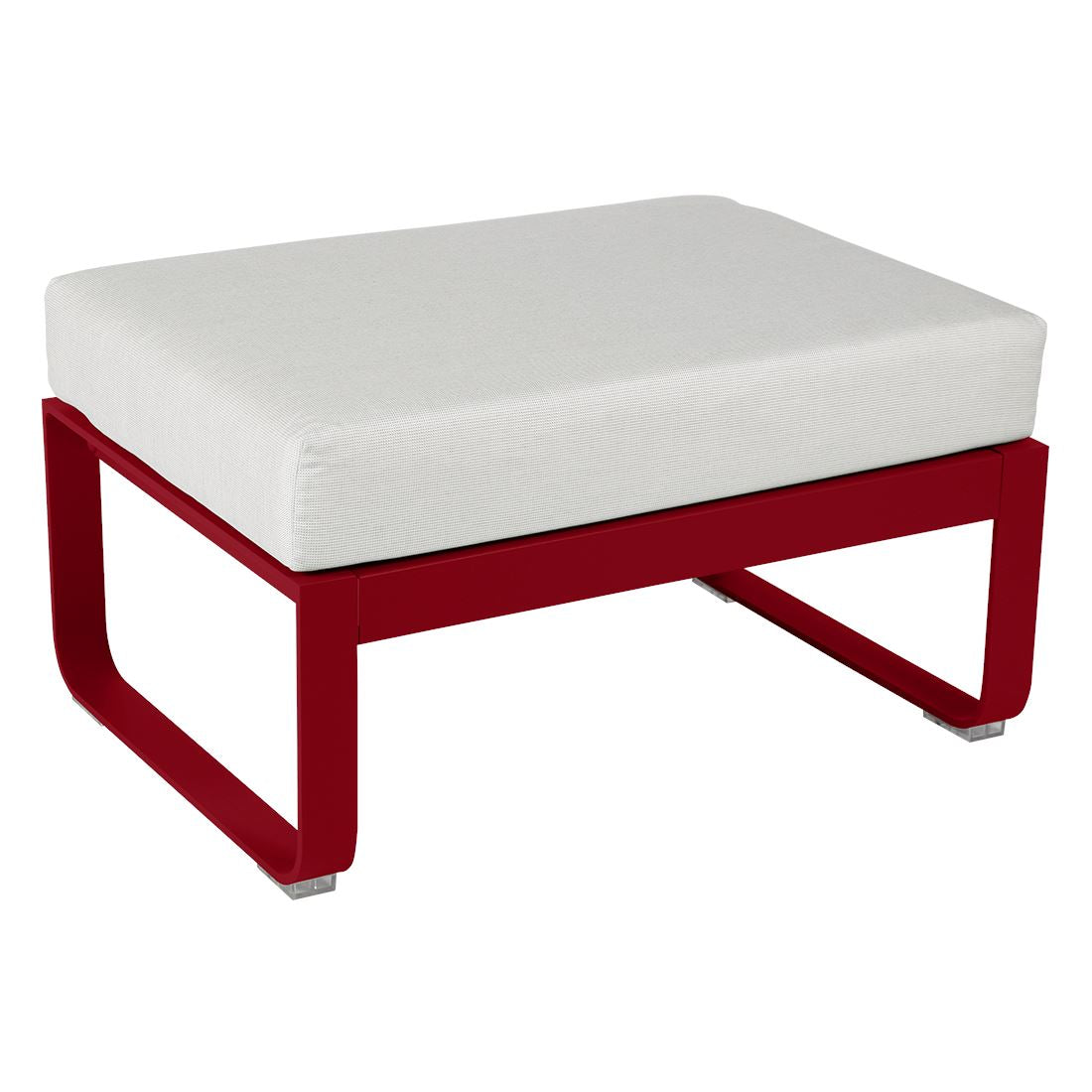 Fermob Bellevie Pouf Piment 43 Blanc grisé 81