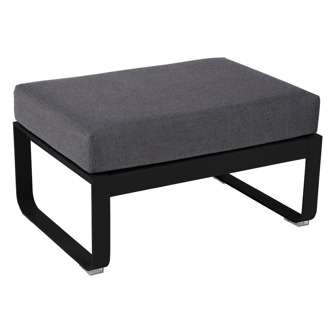 Fermob Bellevie Pouf Réglisse 42 Gris graphite A3