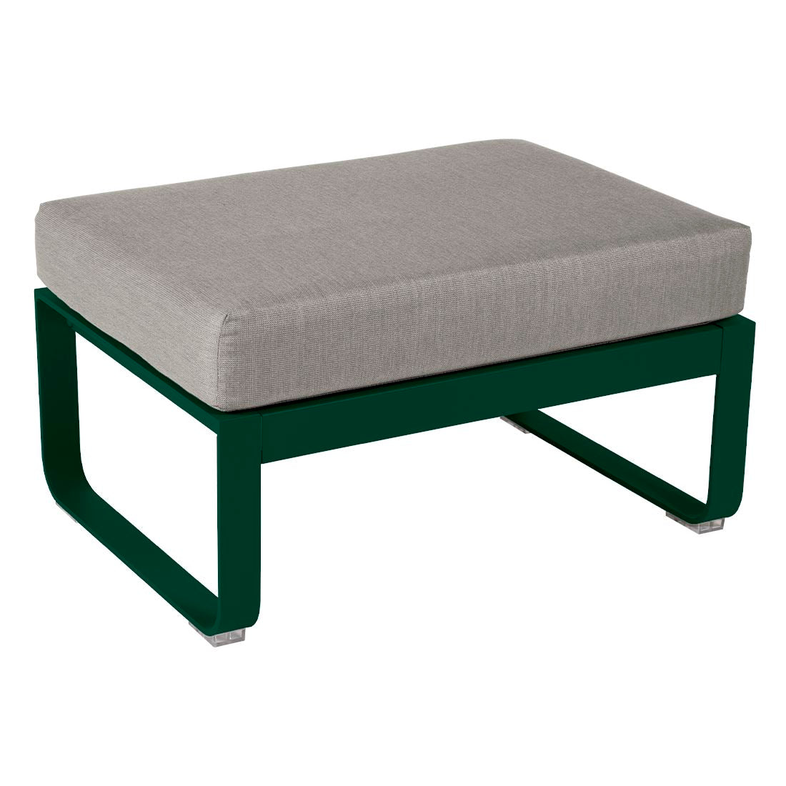 Fermob Bellevie Pouf Vert cèdre 02 Taupe grisé B8