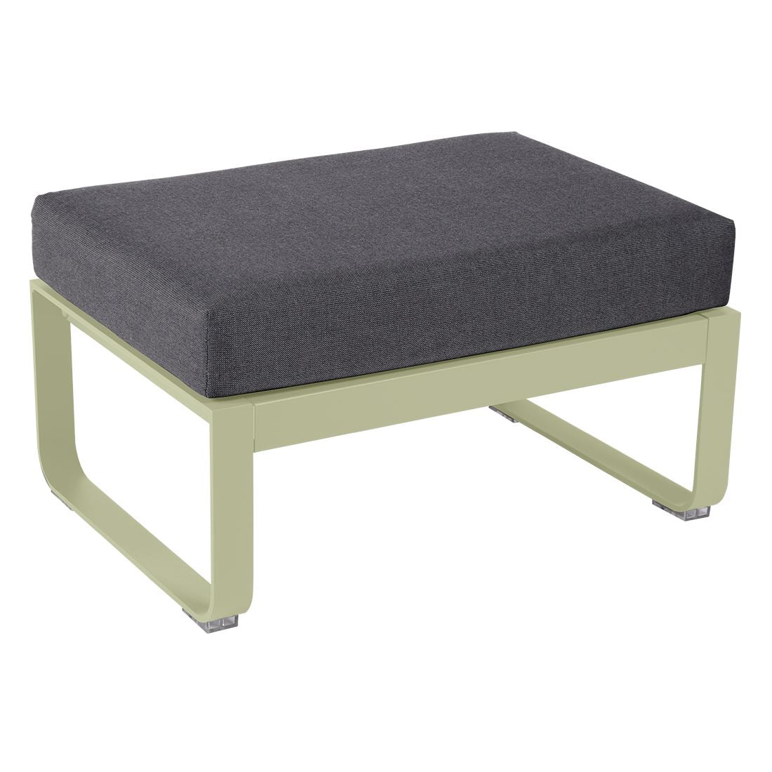 Fermob Bellevie Pouf Vert tilleul 65 Gris graphite A3
