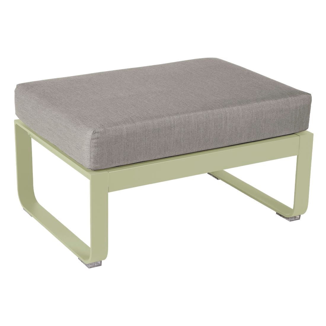 Fermob Bellevie Pouf Vert tilleul 65 Taupe grisé B8