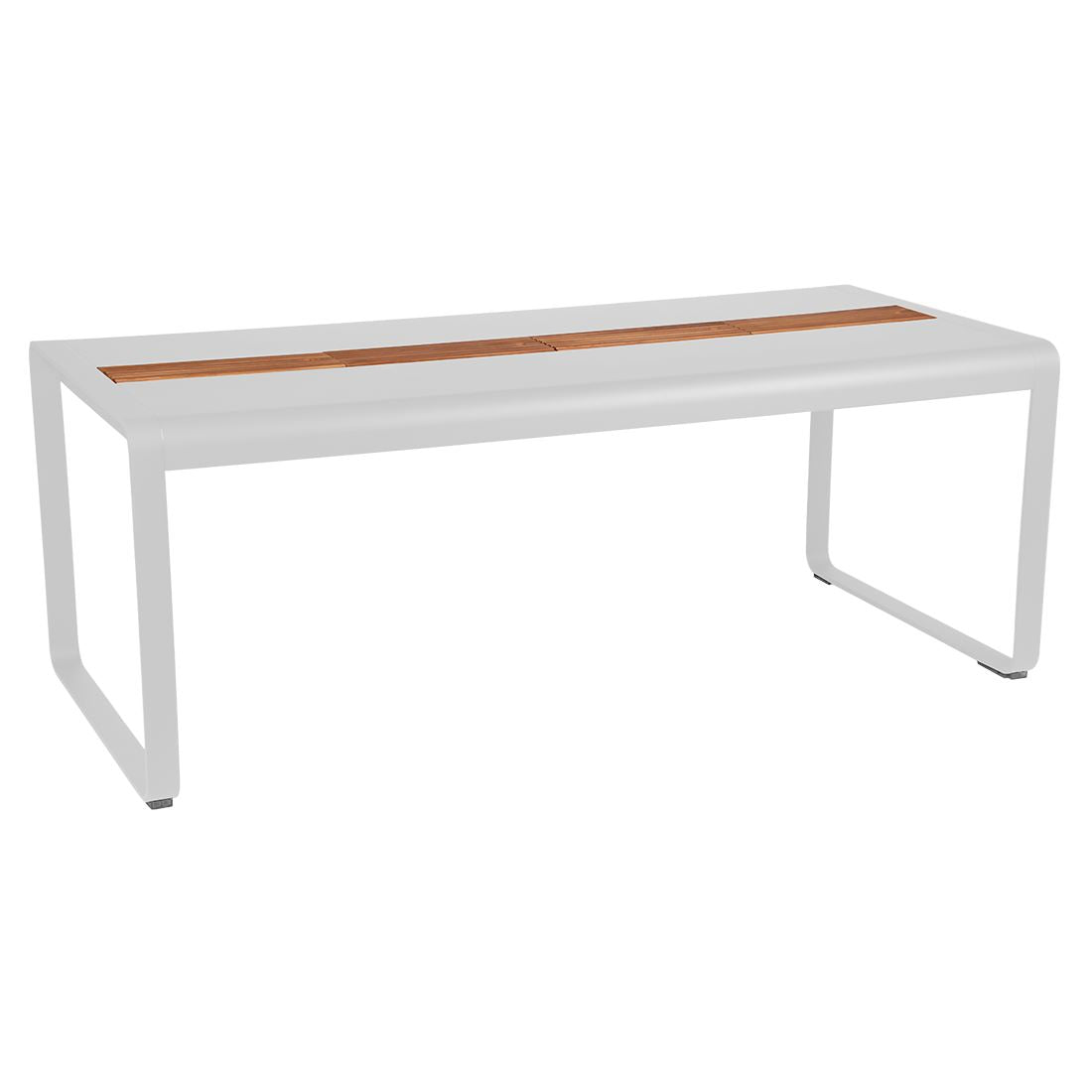 Fermob Bellevie Table 196 x 90cm - Avec Rangement Blanc coton 01