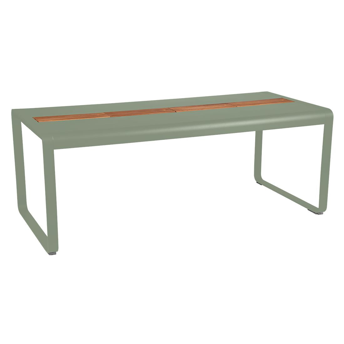 Fermob Bellevie Table 196 x 90cm - Avec Rangement Cactus 82