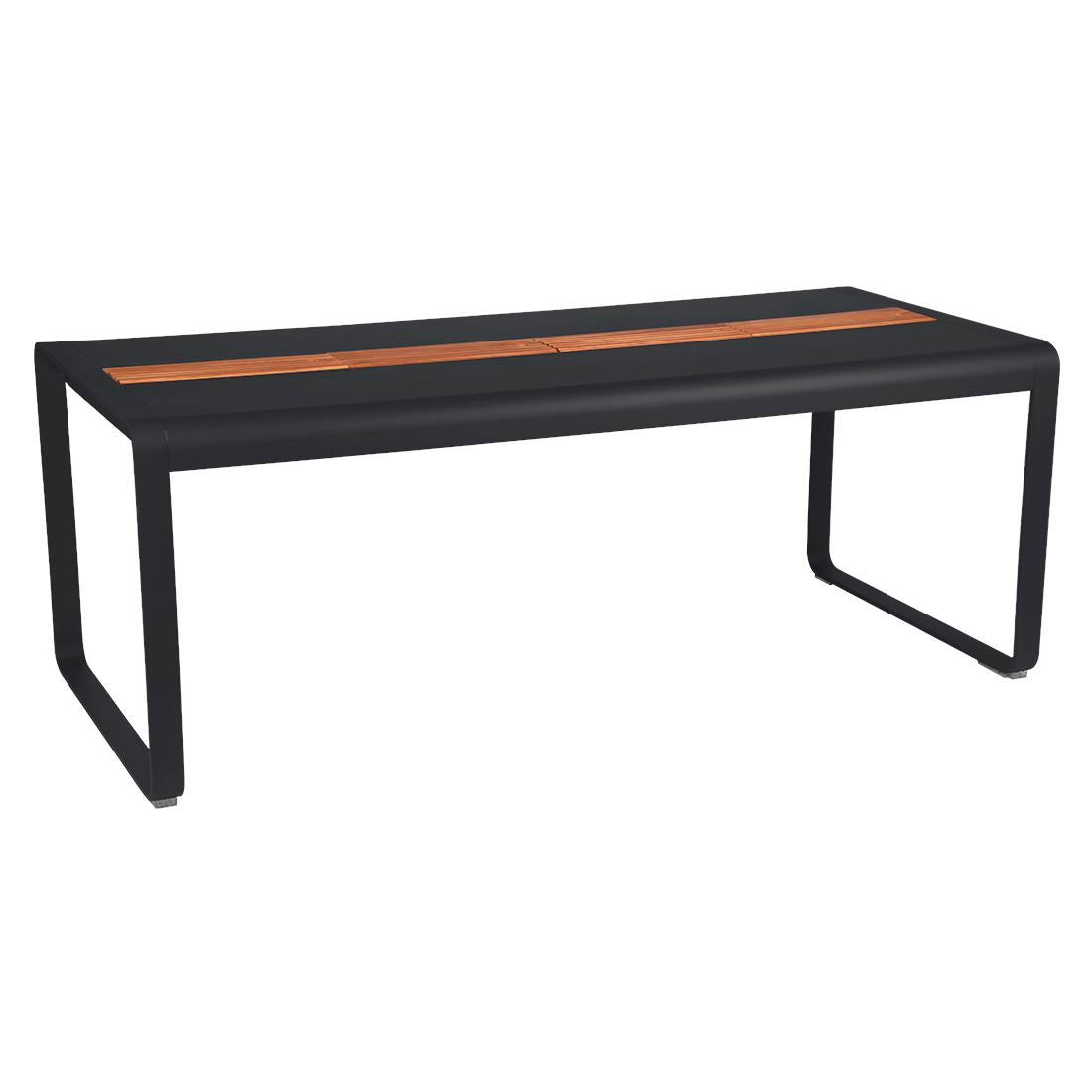 Fermob Bellevie Table 196 x 90cm - Avec Rangement Carbone 47