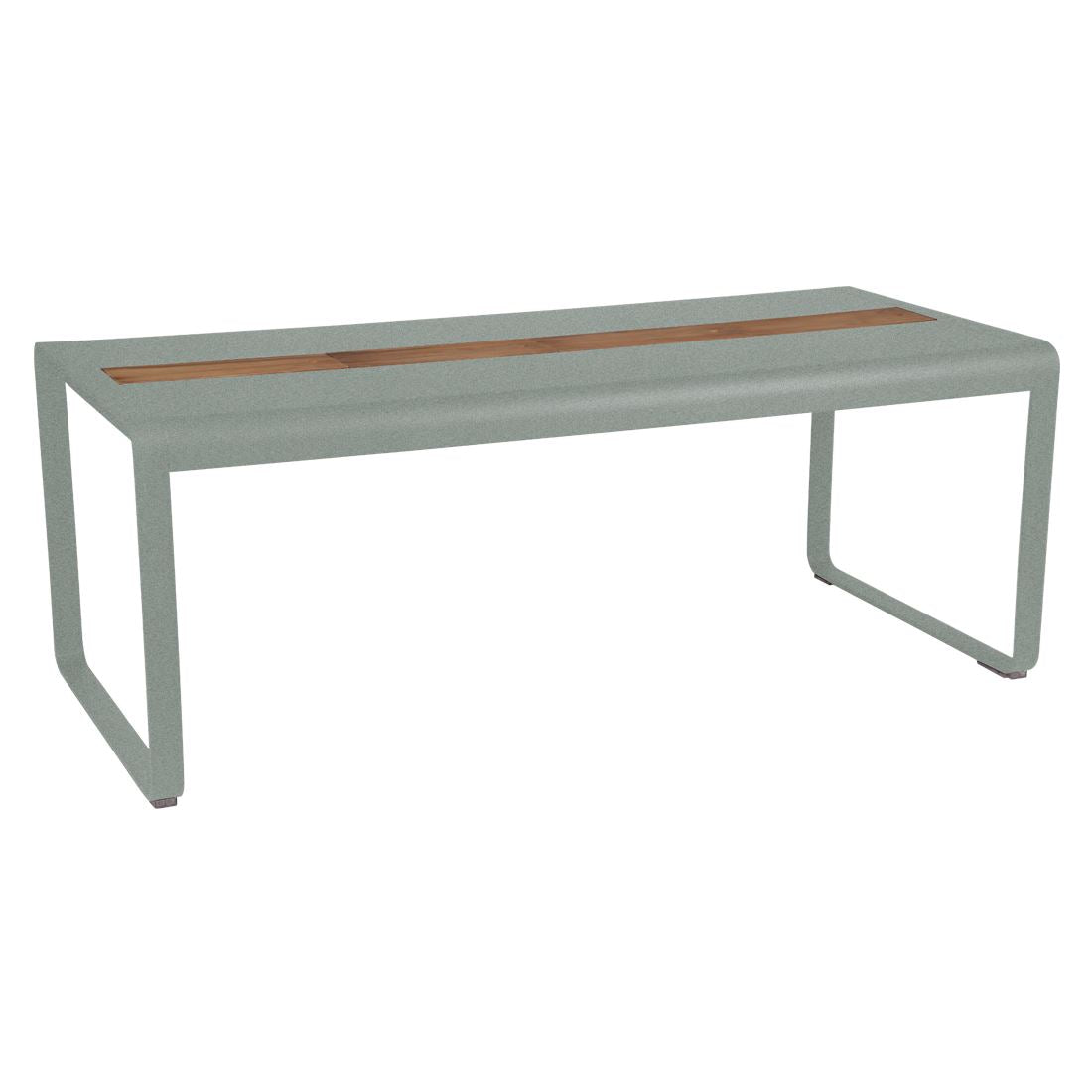 Fermob Bellevie Table 196 x 90cm - Avec Rangement Gris lapilli C7